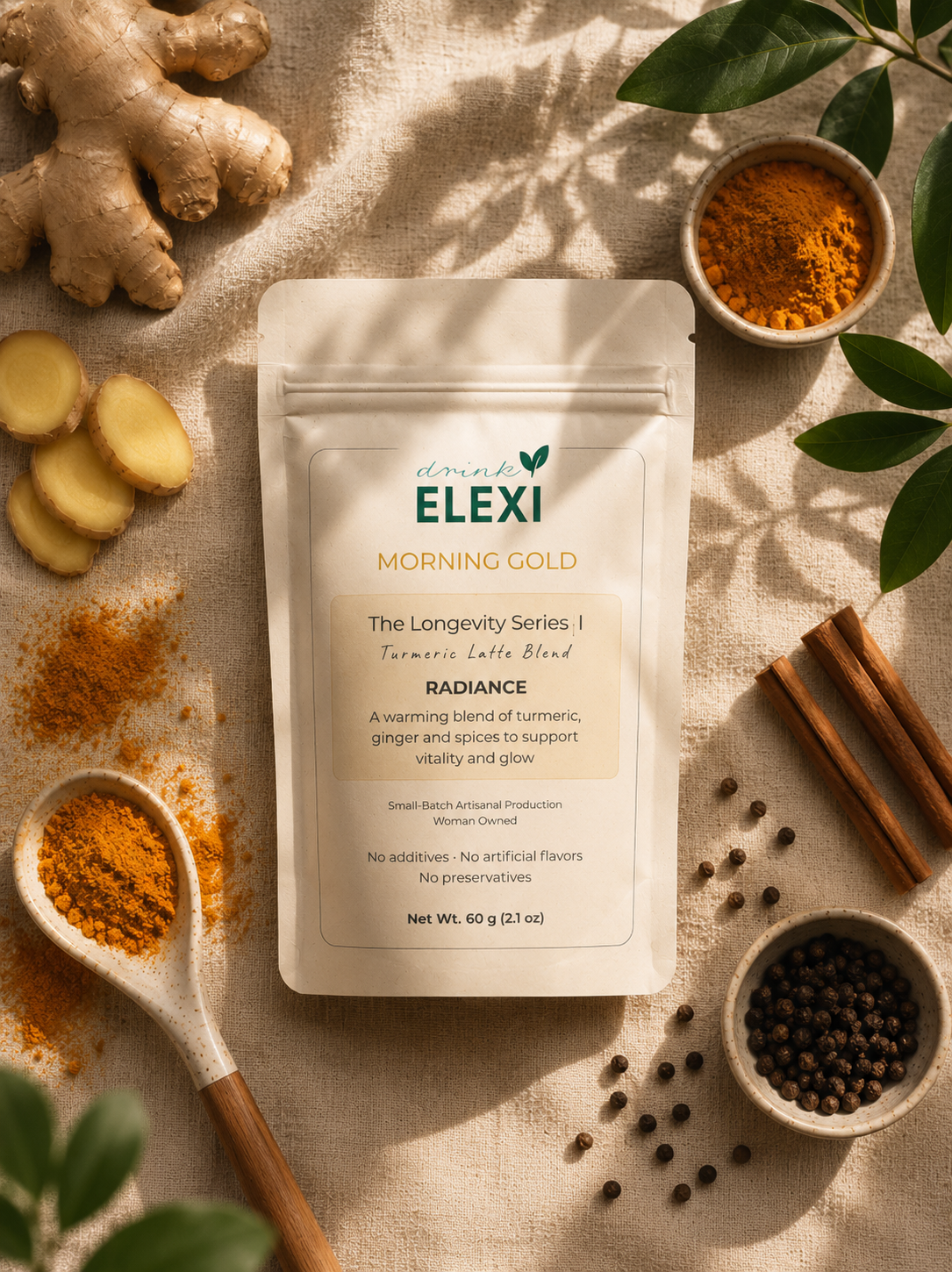 Morning Gold (Turmeric Blend) | Daily Wellness Ritual